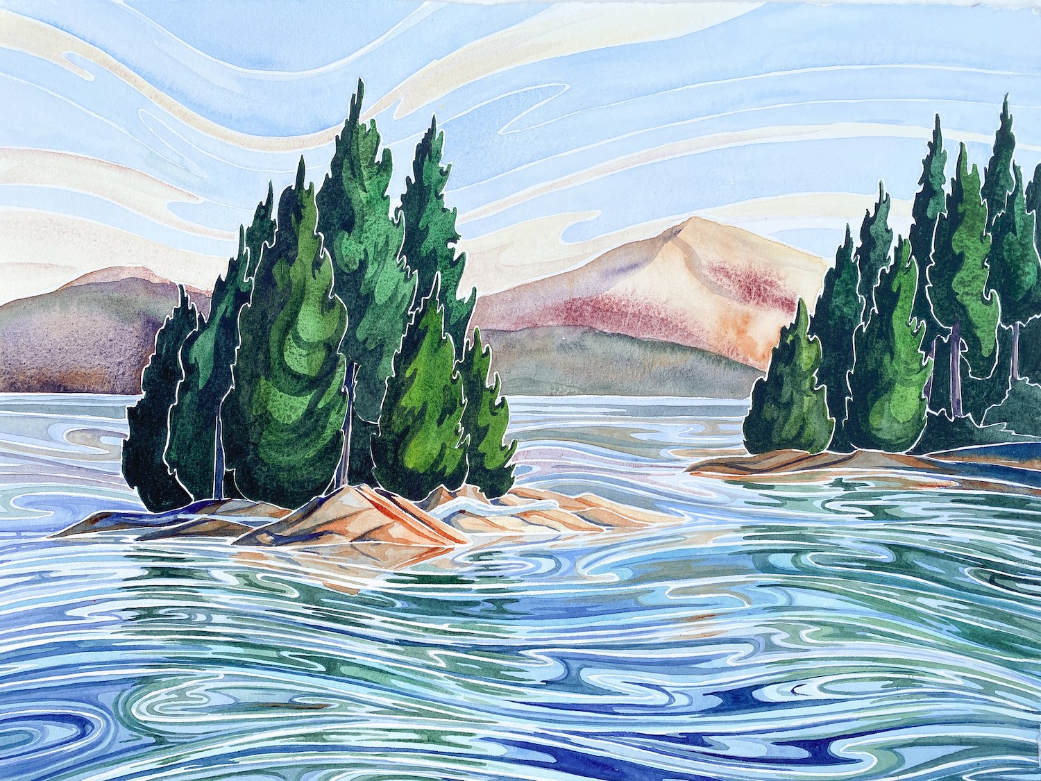 Contentment 11" x 14"